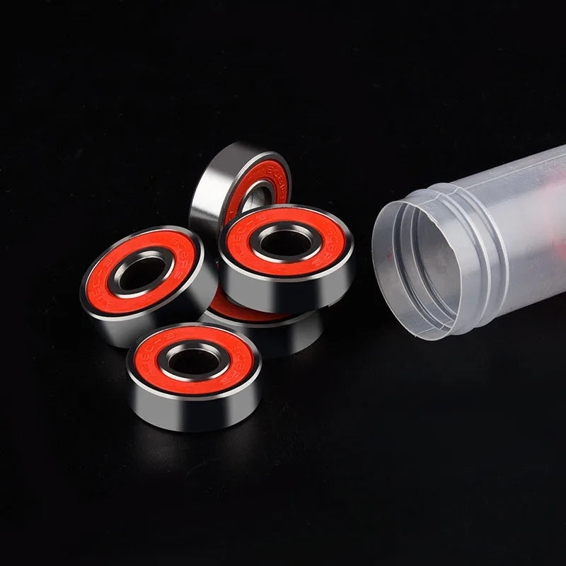 Lot de 10 roulements à billes ABEC 9 608 2RS en acier inoxydable