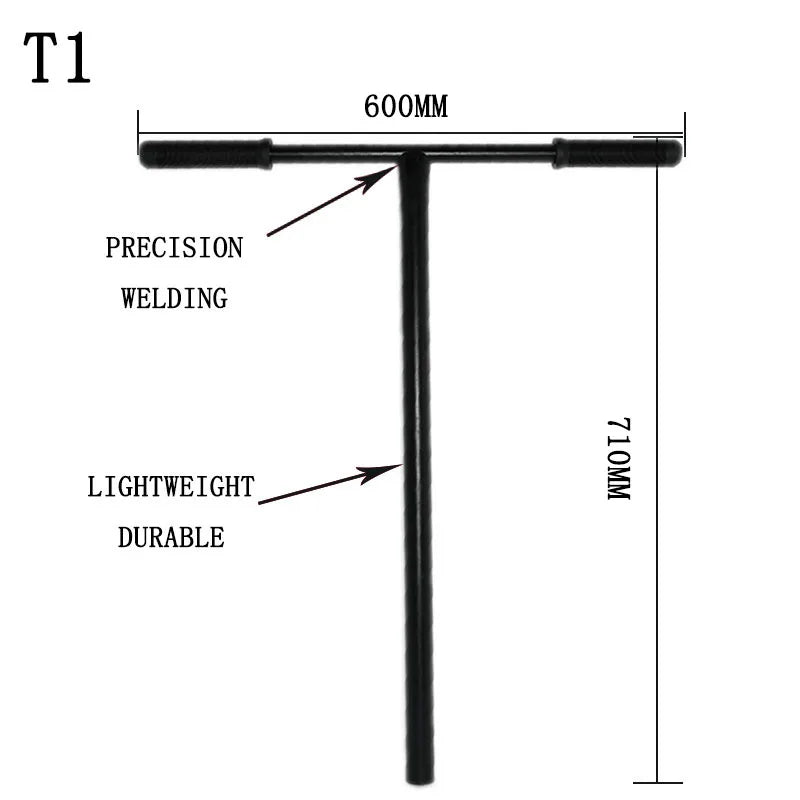 Guidon de trotte HIC SCS en aluminium