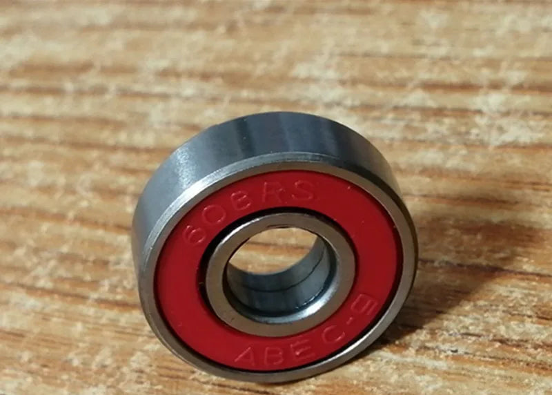 Lot de 10 roulements à billes ABEC 9 608 2RS en acier inoxydable