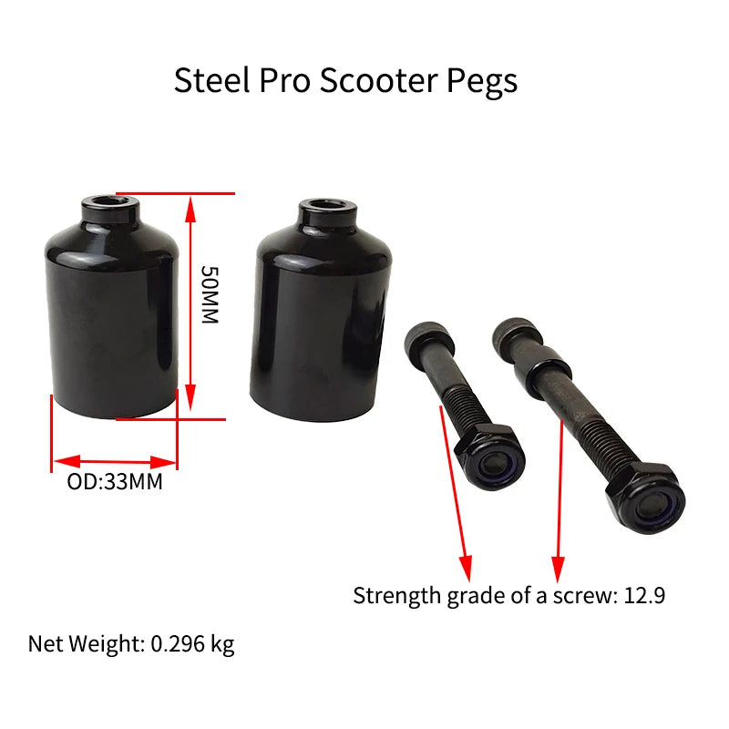 2 Pegs en acier