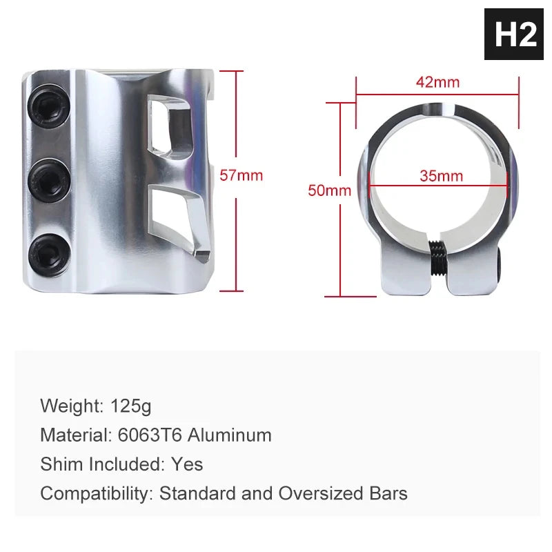 Colliers de serrage en aluminium