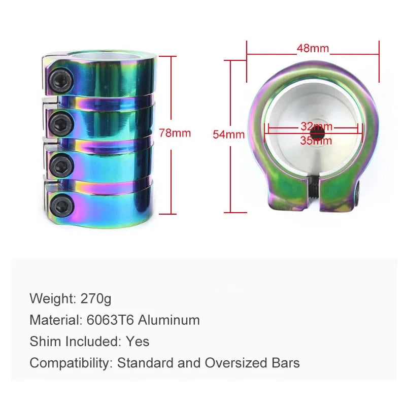 Colliers de serrage en aluminium