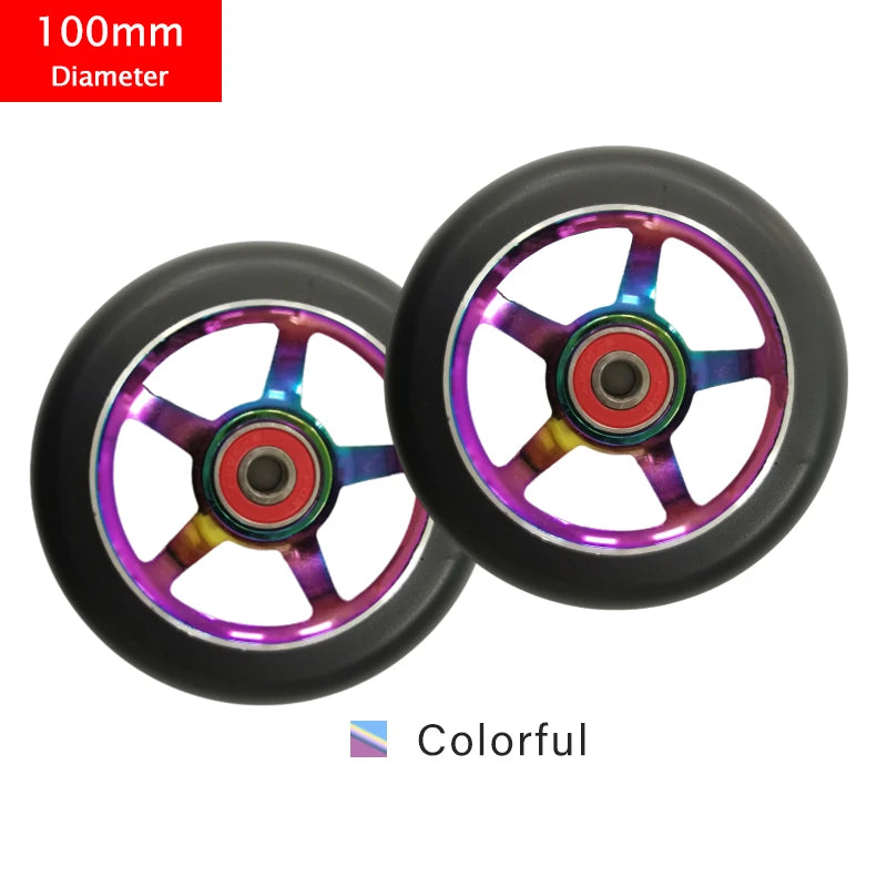2 Roues motif Spirales, 7x, 5X