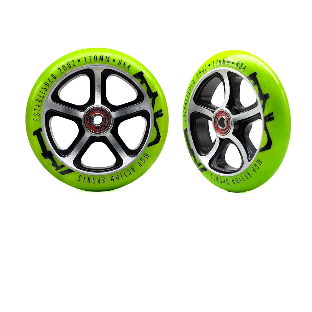 2 Roue de trotte en Alliage d'Aluminium