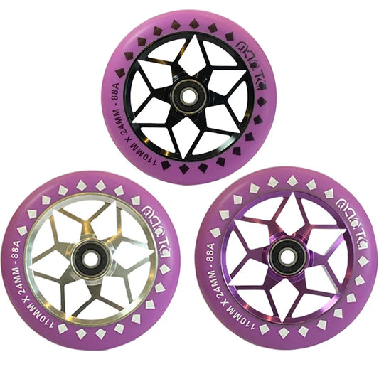 2  Roues motif losange