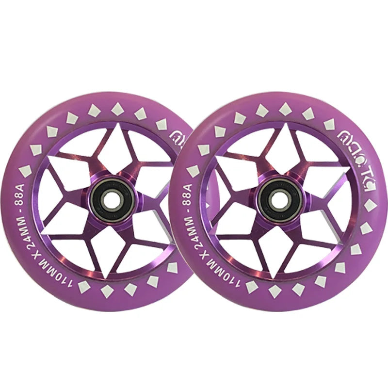 2  Roues motif losange